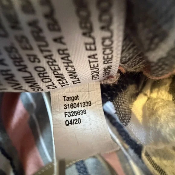 Knox Rose Women’s Striped Wide-Leg Capri Pants in Blue, Pink, White Size Small - Picture 8 of 9